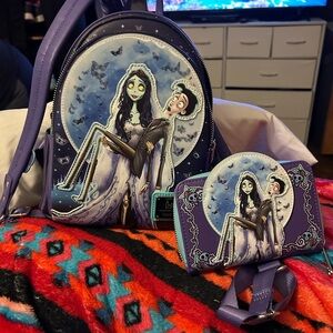 Loungefly Purple Corpse Bride Shoulder Bag